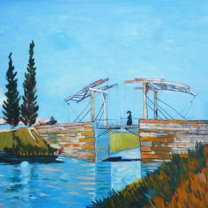Bridge at Langlois, Arles by Van Gogh