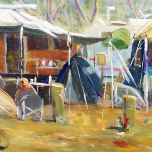 Campers at Pretty Beach