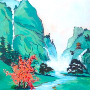 Chinese Mountain and Stream