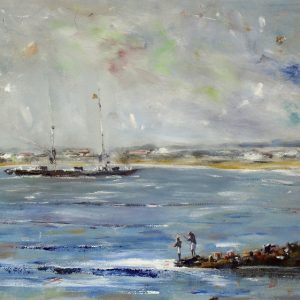 Endeavour riding at anchor in Botany Bay 2