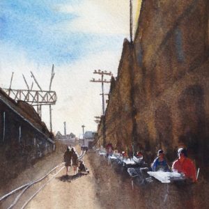 Early breakfast at Eveleigh Markets, Sydney