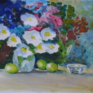 Flowers in Vase (watercolour)