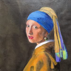 Girl with the Pearl Earring (after Vermeer)
