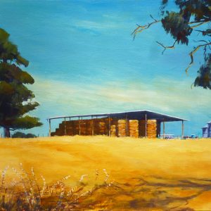 Hayshed and Grain Silos, Forbes, NSW