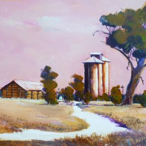 Hayshed and Silos No 2