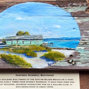 Historic Kurnell boatshed No 8 in a series