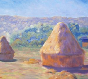 Monet's Summer Grainstacks - copy