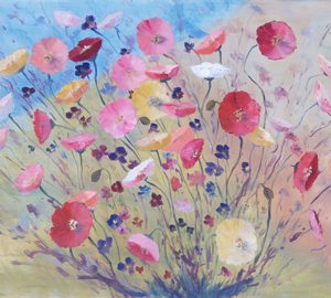 Poppies Diptych part no 1