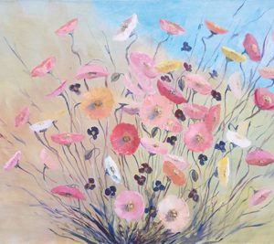 Poppies Part No 2 of diptych
