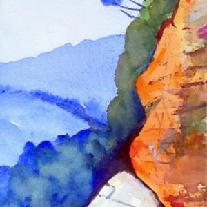 Pretty Beach Cliff-face