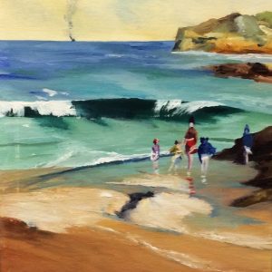 Beach Scene, 1890 by Michael Rogers after Sir Arthur Streeton