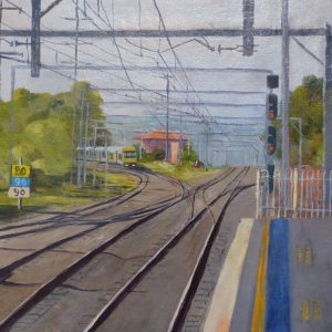 Sutherland Railway Station looking South