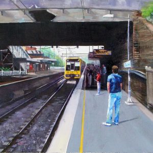 Tangara arriving at Sutherland Railway Station