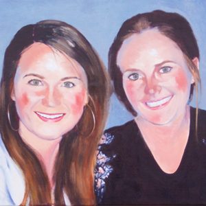 Portrait of two sisters