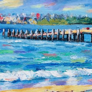 Painting Kurnell Boat Jetty $185 Acrylic